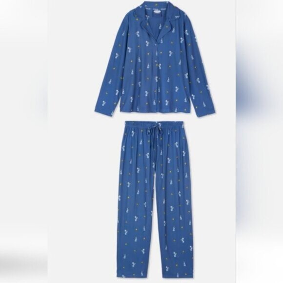 Disney Ratatouille Blue Women's Pajama Set XL NWT - Picture 1 of 10